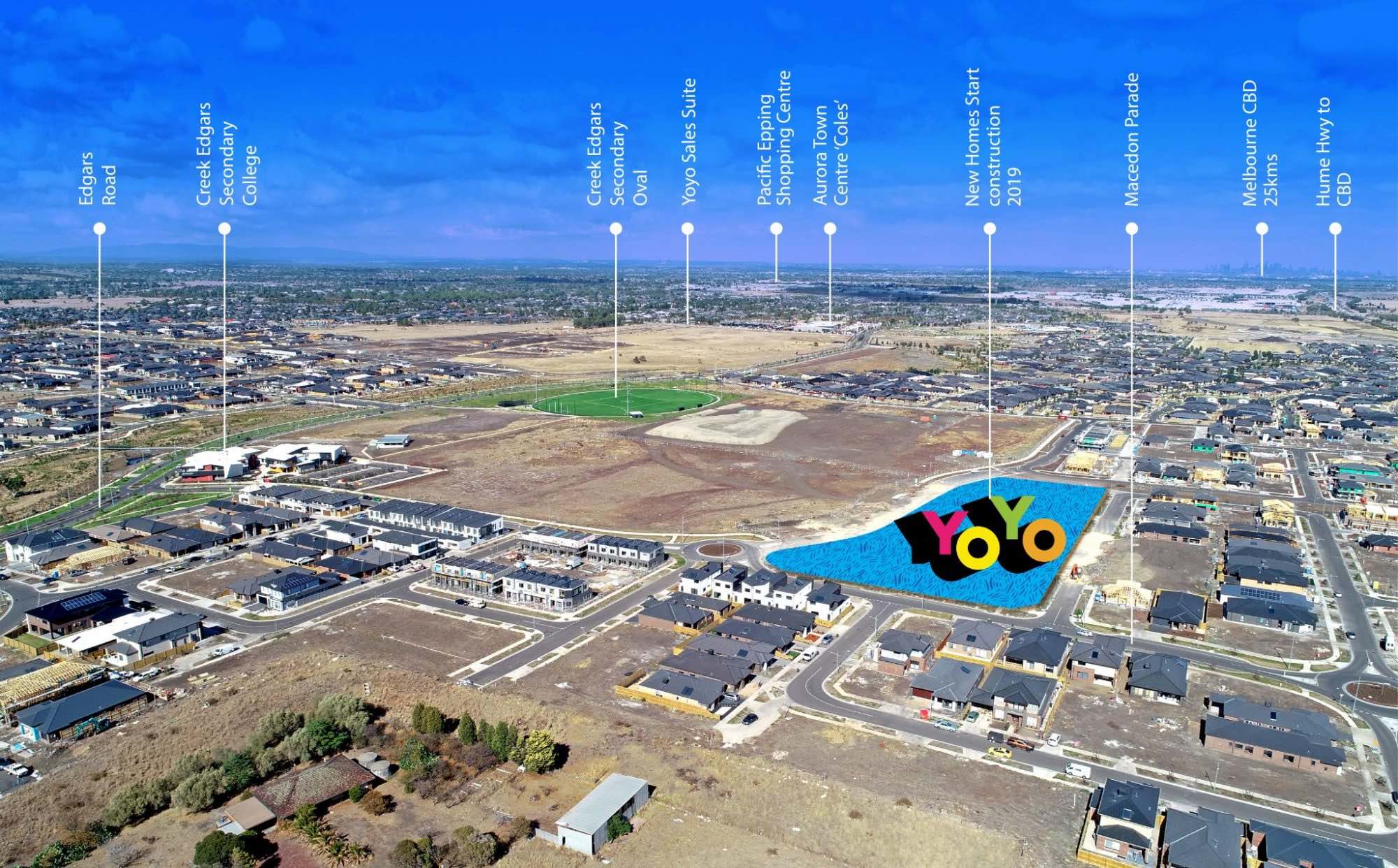 YoYo at Aurora Estate - Wollert Aerial